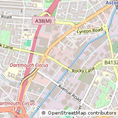 Map of Birmingham