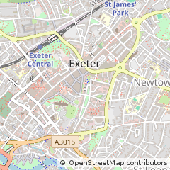 Map of Exeter