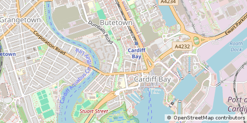 Map of Cardiff