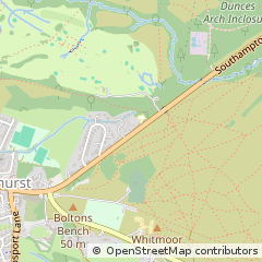 Map of Lyndhurst, Hampshire
