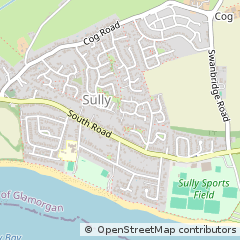 Map of Barry, Vale of Glamorgan