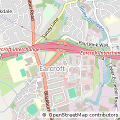 Map of Blackburn, Lancashire