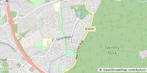 Map of Bracknell, Berkshire