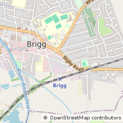 Map of Brigg, North Lincolnshire