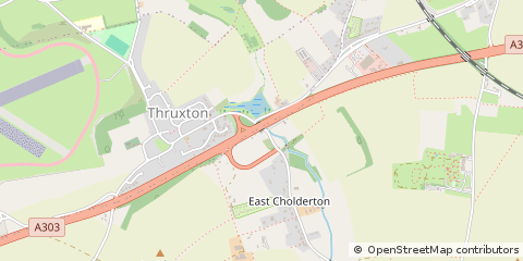 Map of Andover, Hampshire