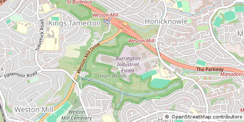 Map of Plymouth, Devon