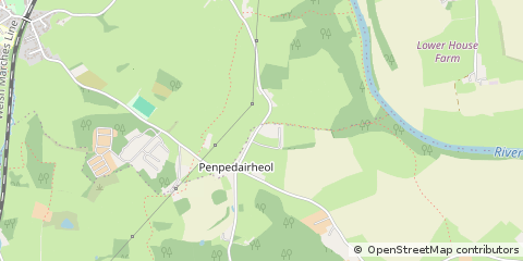 Map of USK, Gwent
