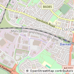 Map of Sheffield