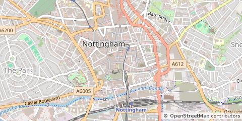 Map of Nottingham