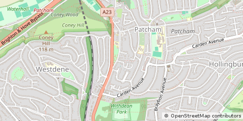 Map of Brighton