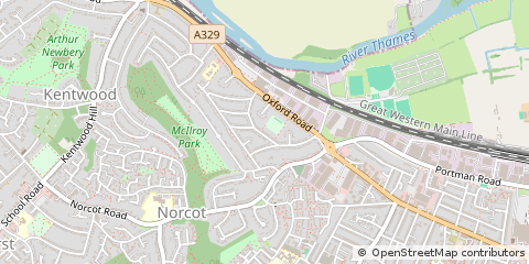 Map of Reading