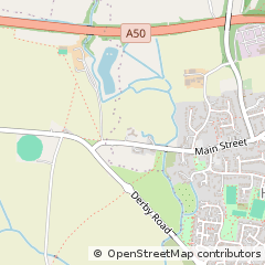 Map of Hilton, Derbyshire