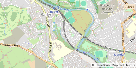 Map of Cardiff