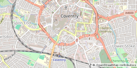 Map of Coventry