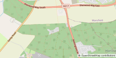 Map of Mansfield