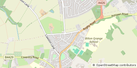 Map of Rugby