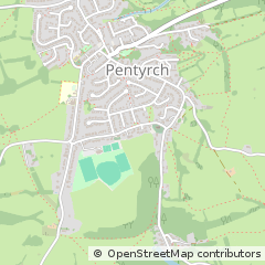 Map of Cardiff, South Glamorgan