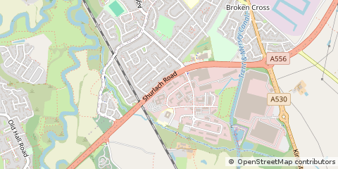 Map of Northwich, Cheshire