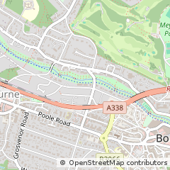 Map of Bournemouth