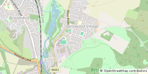 Map of Nottingham