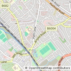 Map of Nottingham, Nottinghamshire