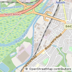 Map of Neath, West Glamorgan
