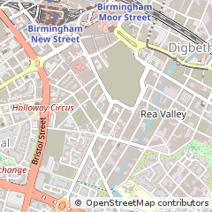 Map of Birmingham, West Midlands