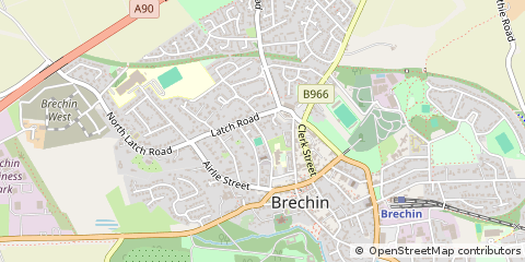 Map of Brechin