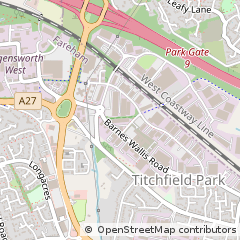 Map of Fareham, Hampshire