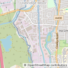 Map of Uxbridge