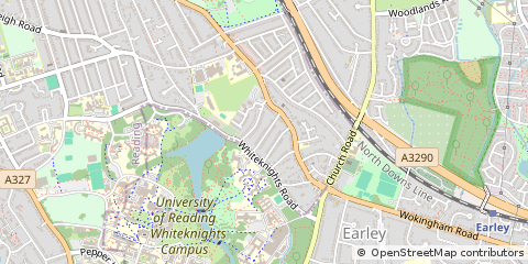 Map of Reading, Berkshire
