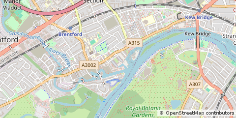 Map of Brentford