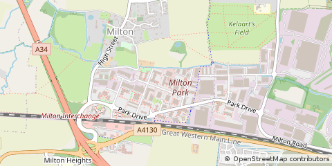 Map of Abingdon, Oxfordshire