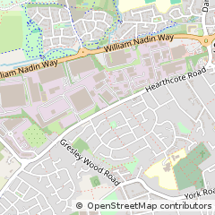 Map of Swadlincote, Derbyshire