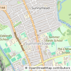 Map of Oxford, Oxfordshire