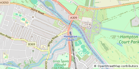 Map of East Molesey