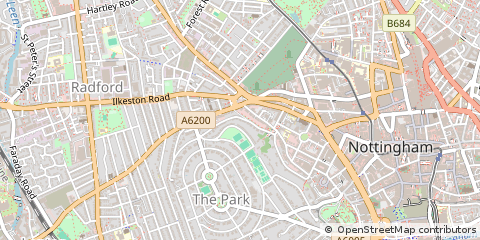 Map of Nottingham