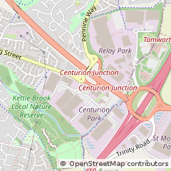 Map of Tamworth, Staffordshire