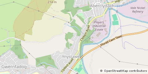 Map of Ynystawe