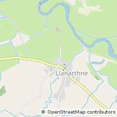 Map of Carmarthen