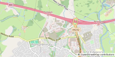 Map of Cardiff
