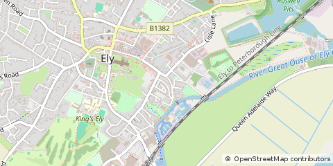 Map of ELY, Cambridgeshire