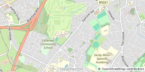 Map of Derby
