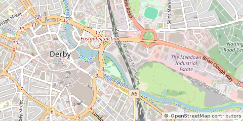 Map of Derby