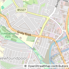 Map of Leicester