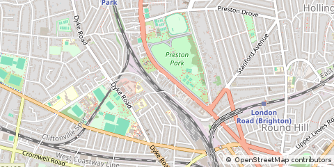 Map of Brighton, East Sussex