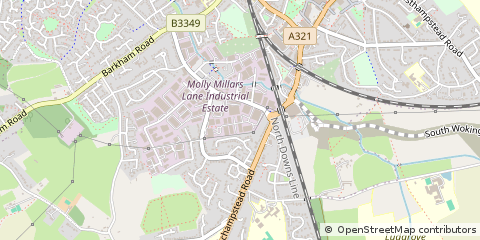 Map of Wokingham