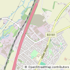 Map of Cullompton, Devon