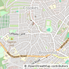 Map of Sheffield