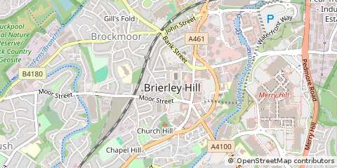 Map of Brierley Hill